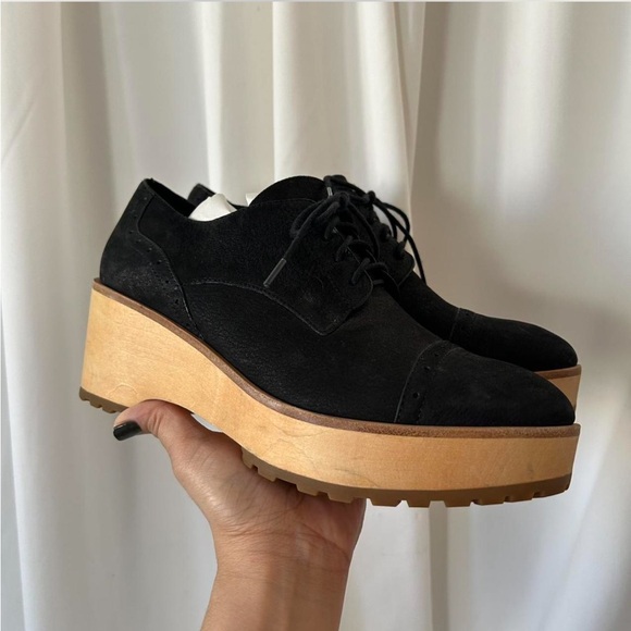 Eileen Fisher Eddy Derby Platform Oxford shoe 8 - Picture 4 of 8